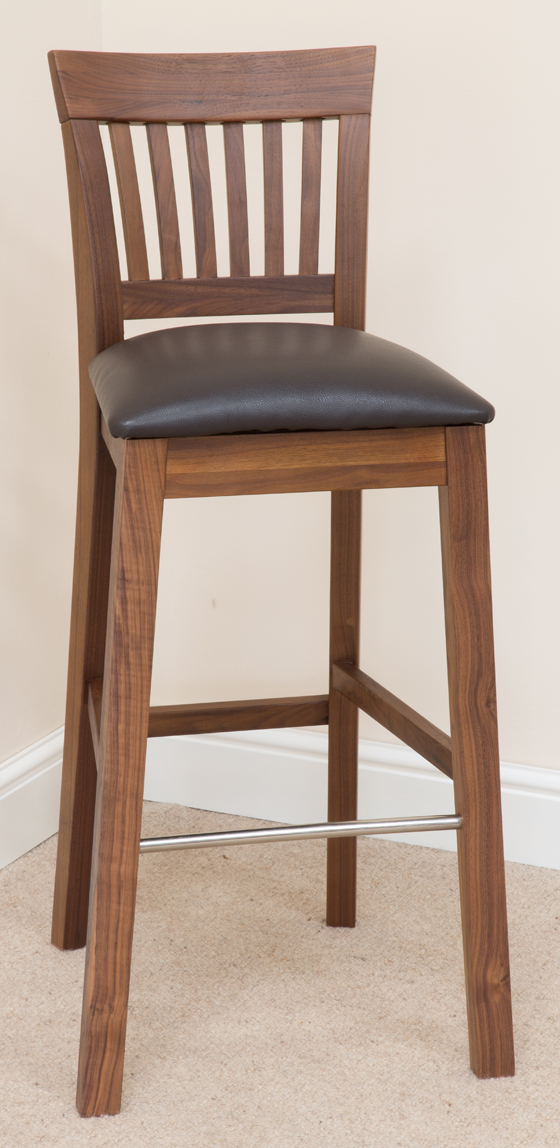 Bar Stool 243, Solid Oak, Beige Fabric - bar stools, bar stool, wooden stools, wooden bar stools, breakfast bar stools, kitchen bar stools